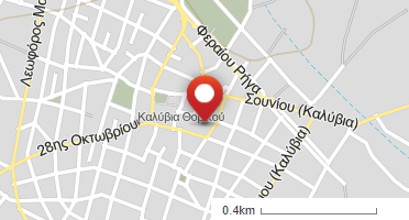 Location of business on map