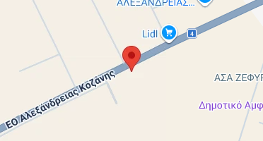 Location of business on map
