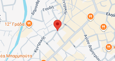 Location of business on map