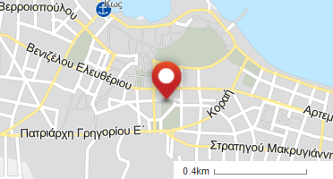 Location of business on map