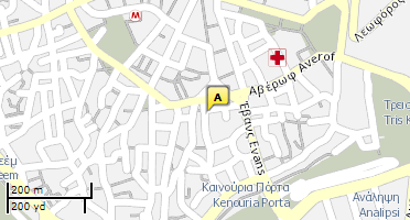Χάρτης και σημείο της επιχείρησης