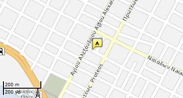 Location of business on map