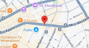 Location of business on map