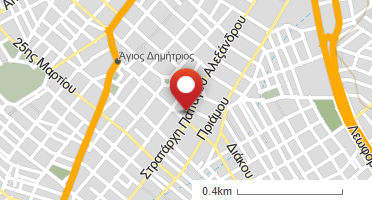 Location of business on map