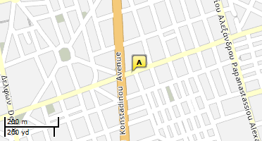 Location of business on map