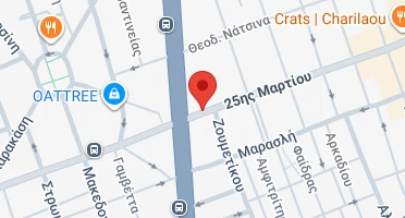 Location of business on map