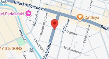 Location of business on map