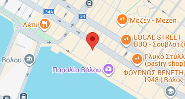 Location of business on map