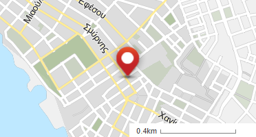 Location of business on map