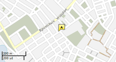 Location of business on map