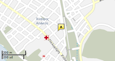 Location of business on map
