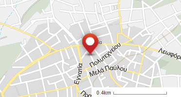 Location of business on map