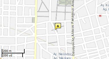Location of business on map