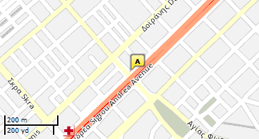 Location of business on map