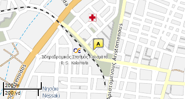 Location of business on map