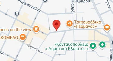 Location of business on map