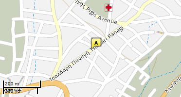Location of business on map