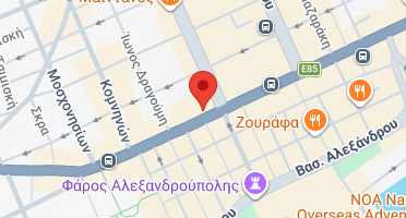Location of business on map