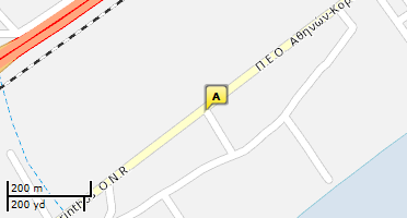 Location of business on map