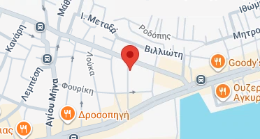 Location of business on map