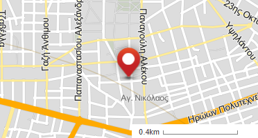 Location of business on map