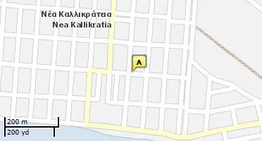 Location of business on map