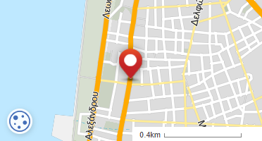 Location of business on map