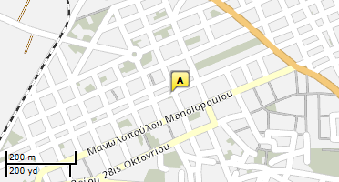 Location of business on map