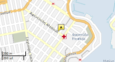 Location of business on map