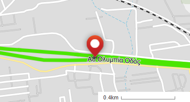 Location of business on map
