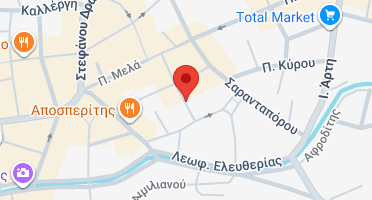 Location of business on map