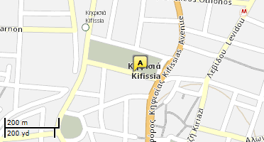 Location of business on map
