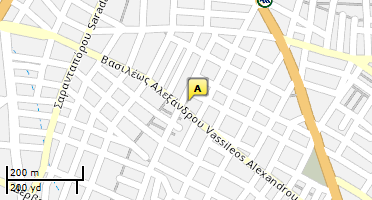 Location of business on map
