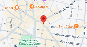 Location of business on map