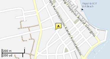 Location of business on map