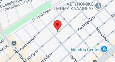 Location of business on map