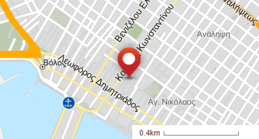 Location of business on map