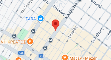 Location of business on map
