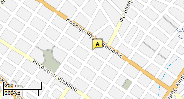 Location of business on map