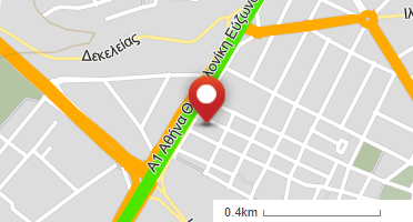Location of business on map