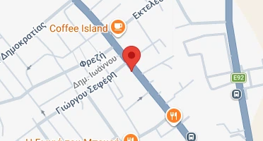 Location of business on map