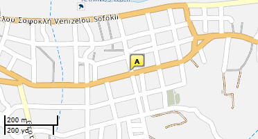 Χάρτης και σημείο της επιχείρησης