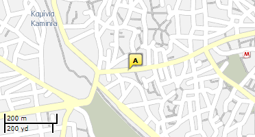 Location of business on map