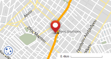 Location of business on map