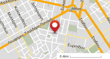 Location of business on map