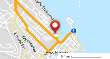 Location of business on map