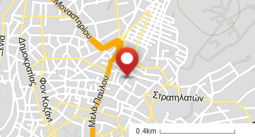 Location of business on map