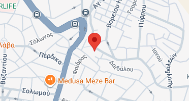 Location of business on map