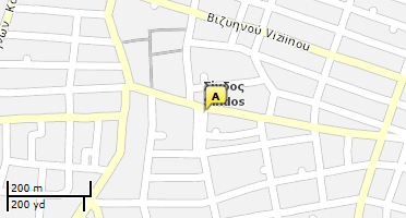 Location of business on map