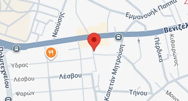Location of business on map